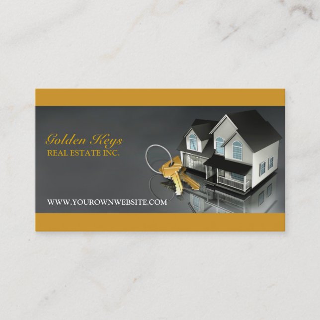 Real Estate Business Card Template (Front)