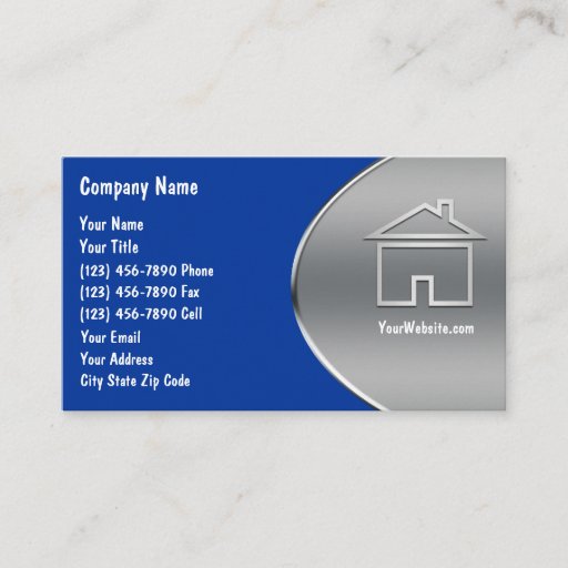 Customizable Real Estate Business Cards