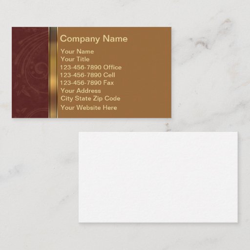 Customizable Real Estate Business Cards
