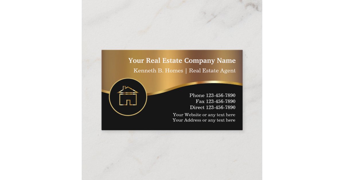 Real Estate Business Cards Zazzle Com
