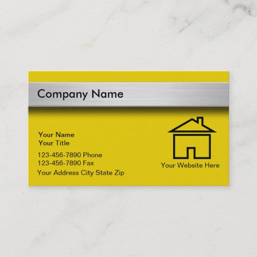 Customizable Real Estate Business Cards