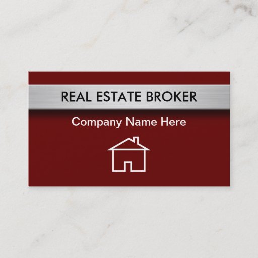 Customizable Real Estate Business Cards
