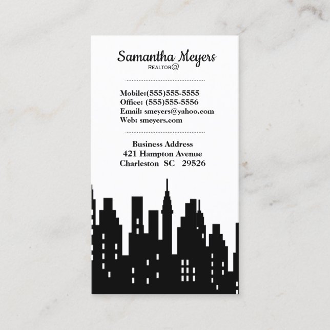 Real Estate Business Cards (Front)