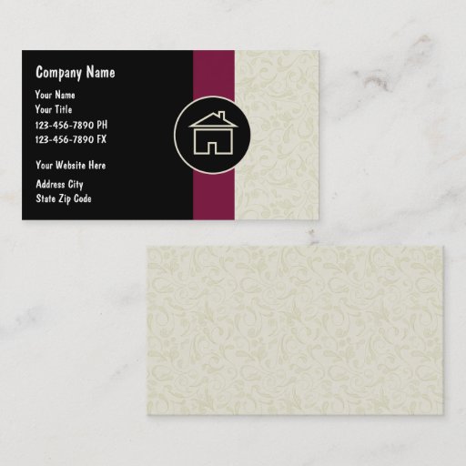 Customizable Real Estate Business Cards