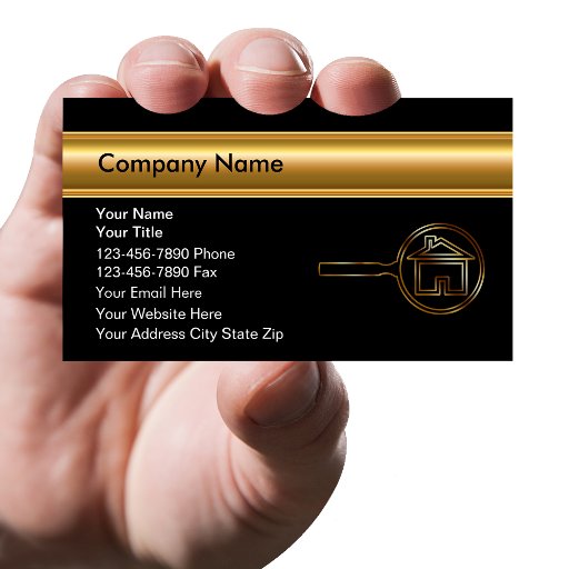 Customizable Real Estate Business Cards