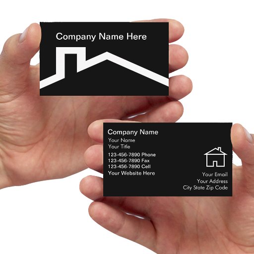 Customizable Real Estate Business Cards