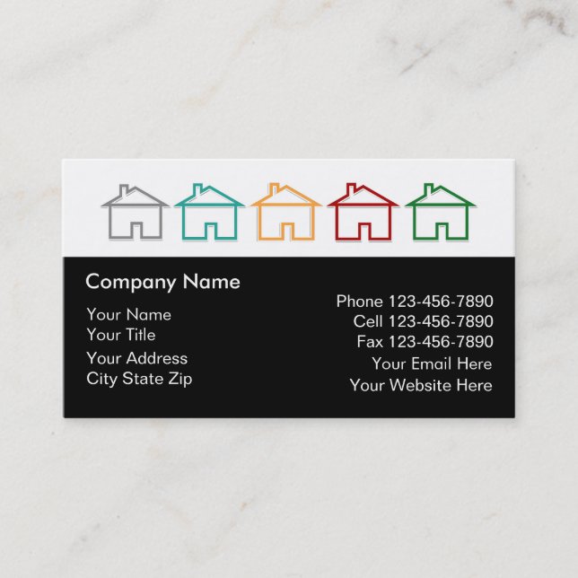 Real Estate Business Cards (Front)