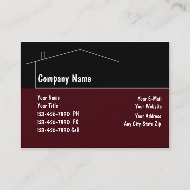 Real Estate Business Cards (Front)