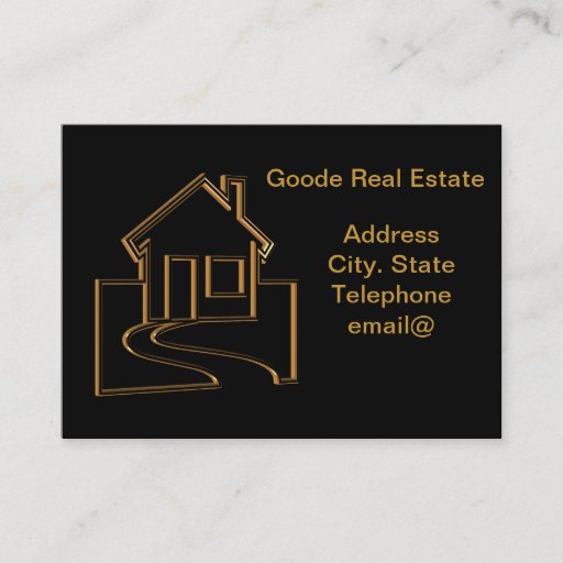 Customizable Real Estate business cards