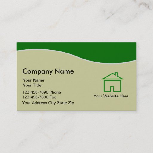 Customizable Real Estate Business Cards
