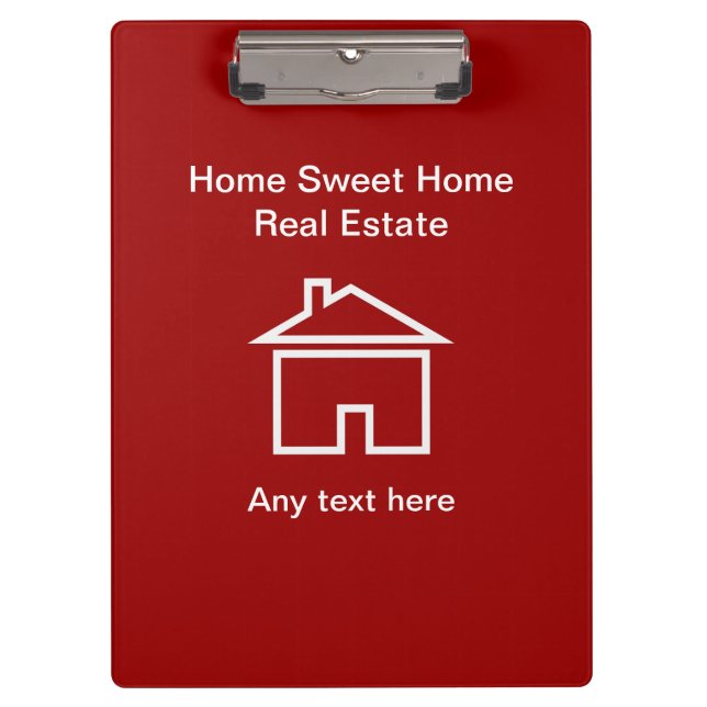 Real Estate Business Custom Clipboard (Front)