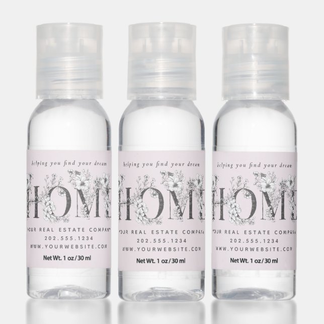 Real Estate Business Custom Hand Sanitizer (Set)
