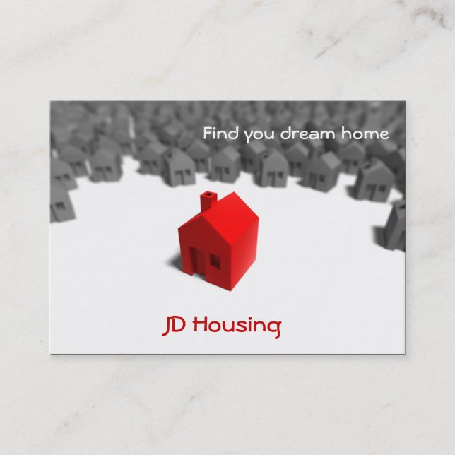 Real estate  businesscards business card (Front)