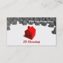 Real estate businesscards business card