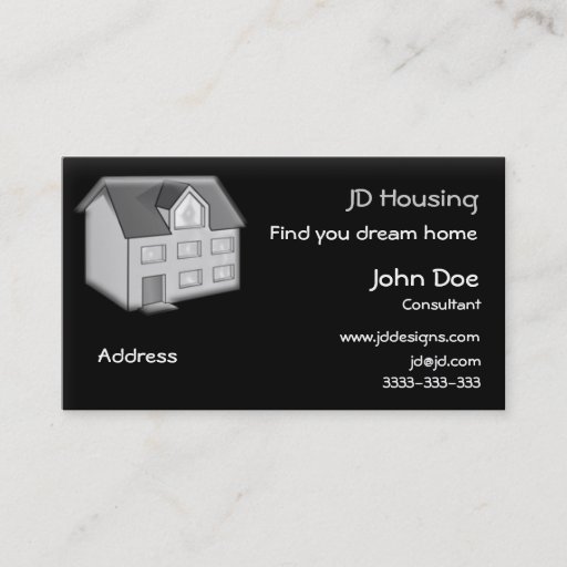 Customizable Real estate  businesscards business cards