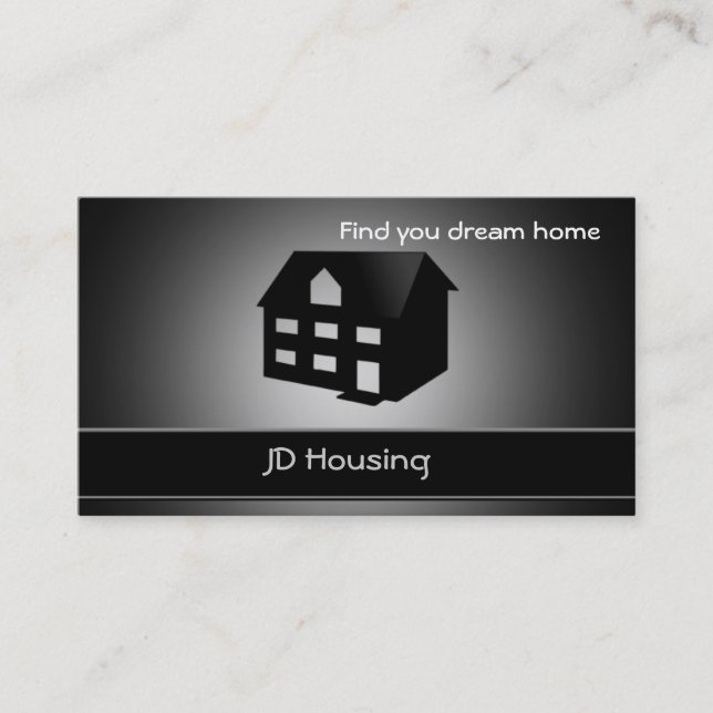 Real estate  businesscards business card (Front)