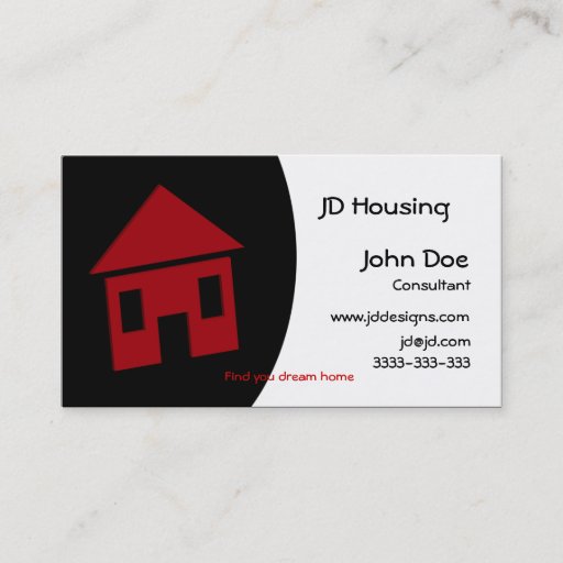 Customizable Real estate  businesscards business cards