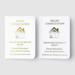 Real Estate Buyer Seller Foil Pocket Notebook Set