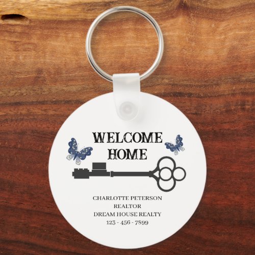Real Estate Buyer Spring Closing Gift  Keychain