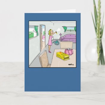 Real Estate Cartoon Greeting Card by bad_Onions at Zazzle