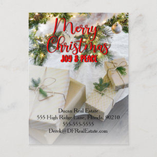 Real Estate Christmas Marketing Card