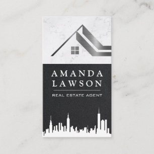Real Estate Cityscape Business Card