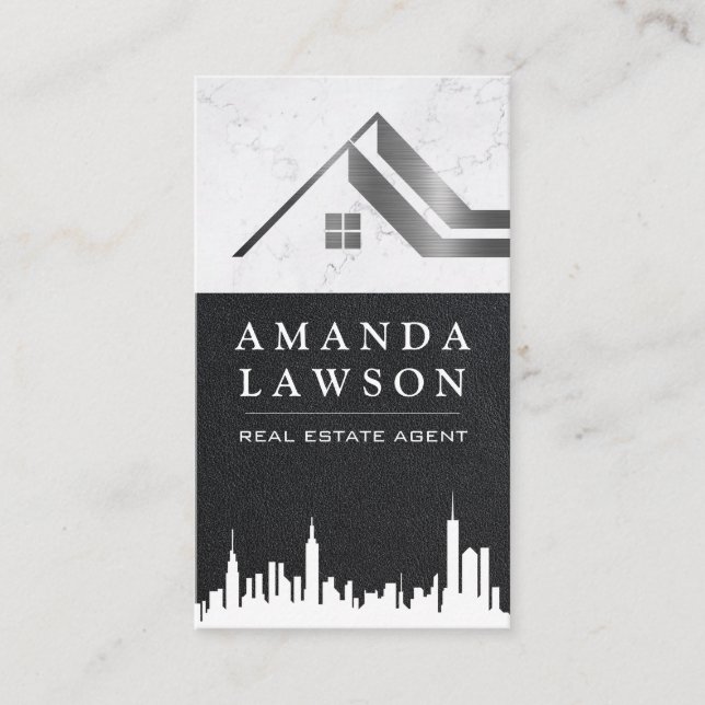Real Estate | Cityscape  Business Card (Front)