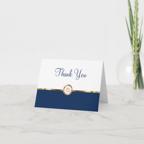 Real Estate Classy Thank you Cards Blank
