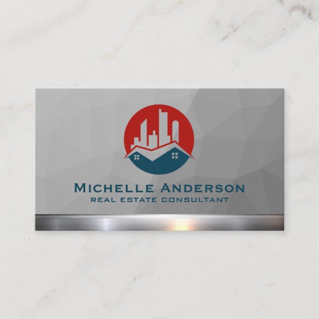Real Estate Commercial and Residential Business Card (Front)
