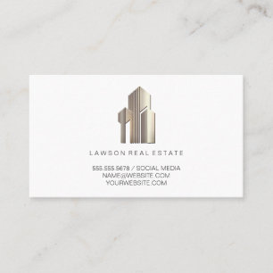Real Estate Commercial Buildings Appointment Card