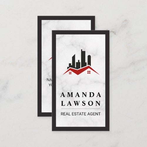 Real Estate Commercial Residential Property Logo Appointment Card