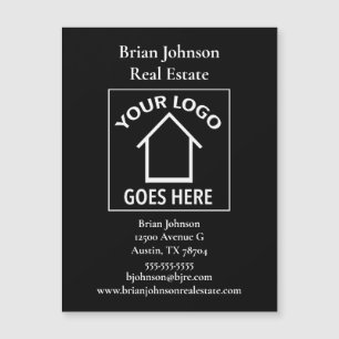 Real Estate Company Add Your Logo Custom Magnet