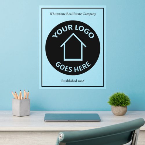 Real Estate Company Add Your Logo Custom Realtor Wall Decal