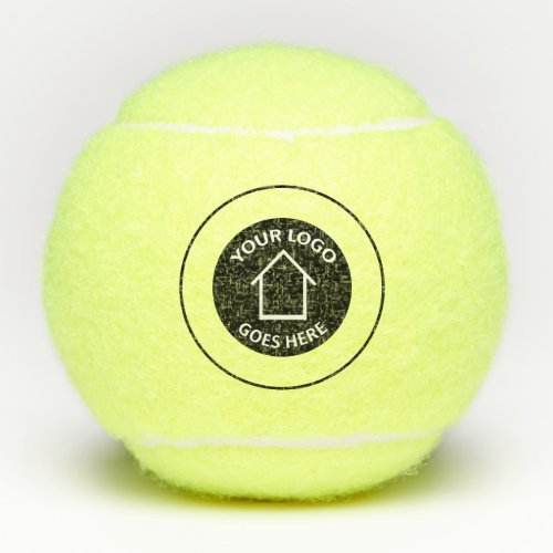 Real Estate Company Add Your Logo Modern Custom Tennis Balls