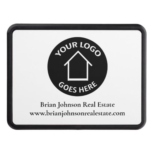 Real Estate Company Add Your Logo Simple Realtor Hitch Cover