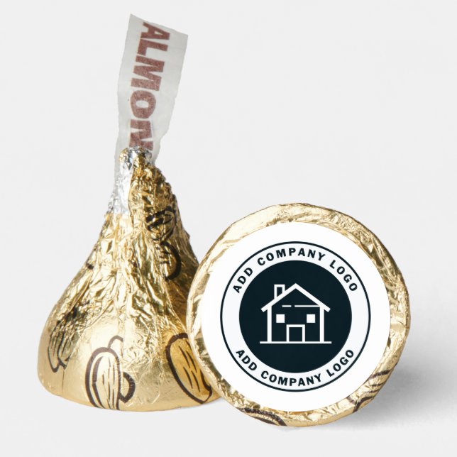 Real Estate Company Custom Business Logo Hershey®'s Kisses® (Front)