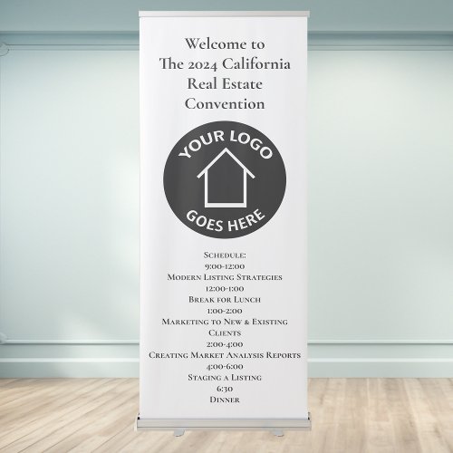 Real Estate Company Customizable Realty Convention Retractable Banner