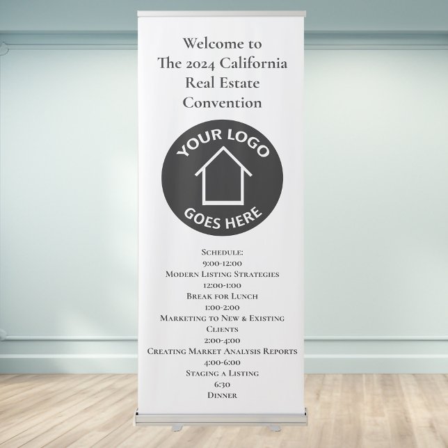 Real Estate Company Customizable Realty Convention Retractable Banner (Creator Uploaded)