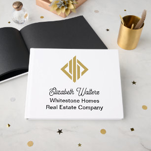 Real Estate Company Customized Business Guest Book