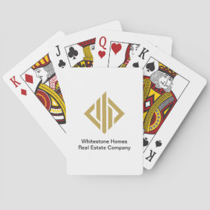 Real Estate Company Customized Business Poker Cards