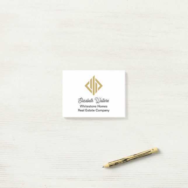 Real Estate Company Customized Business Post-it Notes (On Desk)