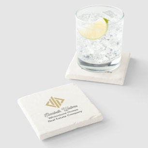 Real Estate Company Customized Business Stone Coaster