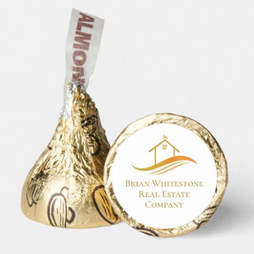 Real Estate Company Gold Open House Customizable Hersheys Kisses