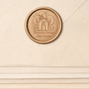 Real Estate Company House Customized Wax Seal Sticker