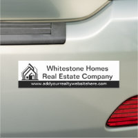 Real Estate Company Logo Custom Realtor Bumper