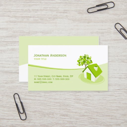 Customizable Real Estate / Constructions business card