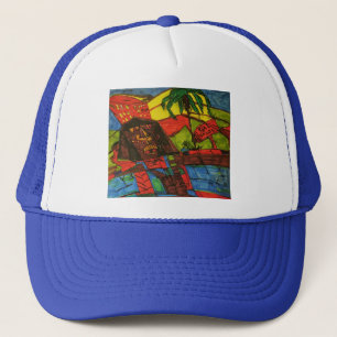 real estate crash trucker hat