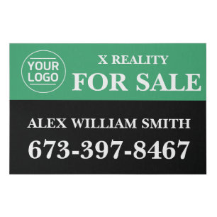 Real Estate Custom Faux Wrapped Canvas Print