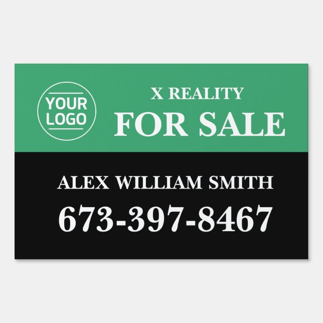 Real Estate Custom Yard Sign (Front)