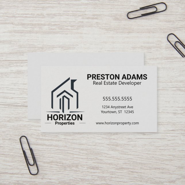 Real Estate Developers Property Developers Business Card (Front/Back In Situ)